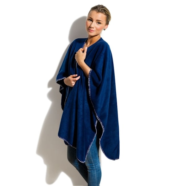 Nightingale Fleece Poncho, musta Svart
