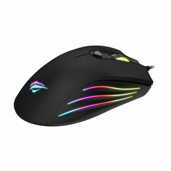 Havit MS1002 Programmerbar RGB gamingmus 3200DPI med 7 knapper