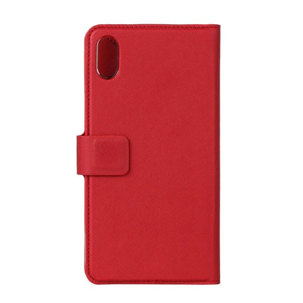 ONSALA Mobilfodral Saffiano Red - iPhone XS Max Röd