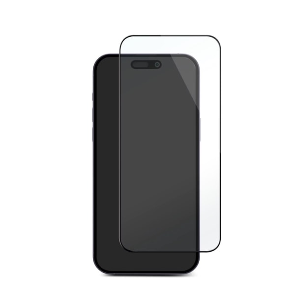 DELTACO Privacy screen protector iPhone 15 Svart