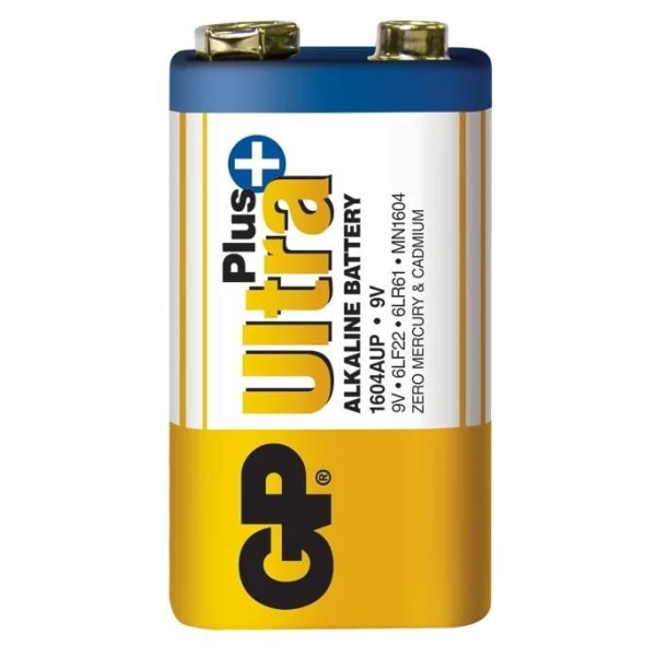 GP Ultra Plus Alkaline 9V 20 Pack (S)