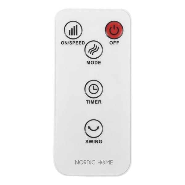 Nordic Home Tower fan with low noise level, oscillating, timer f