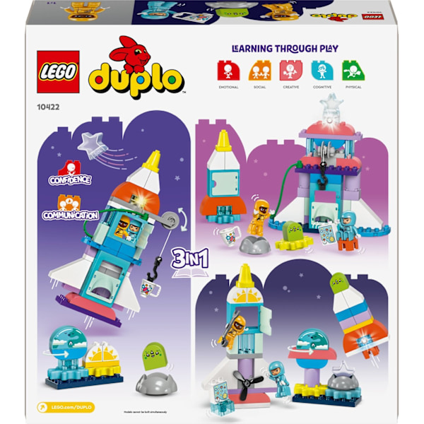 LEGO DUPLO Town 10422  - 3in1 Space Shuttle Adventure