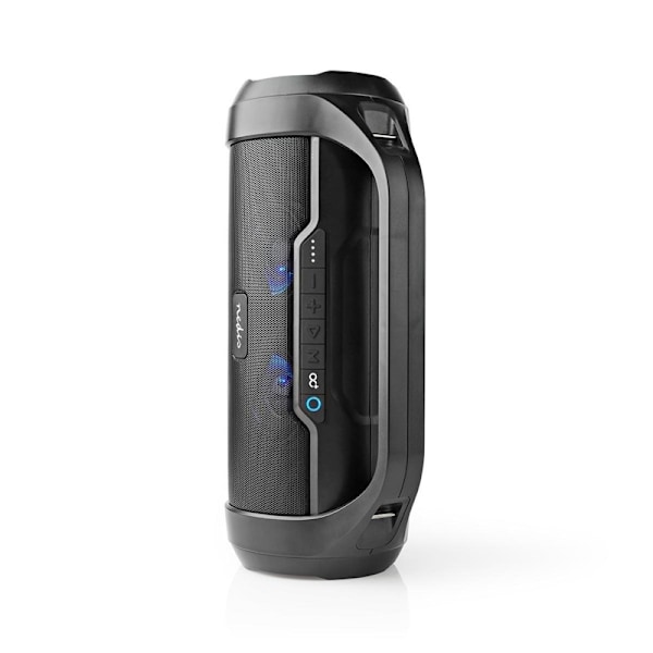 Nedis Bluetooth® Party Boombox | 6 timmar | 2.0 | 120 W | Uppspelning av media: AUX / Micro SD / USB | IPX5 | Synkroniseringsbar | Bärhandtag | Festlj