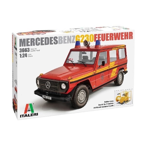 ITALERI 1:24 Mercedes Benz G230 Feuerwehr