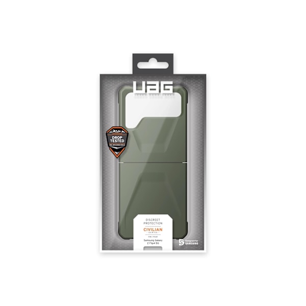 Urban Armor Gear Samsung Galaxy Z Flip 4 Civilian, Olive Drab Grön