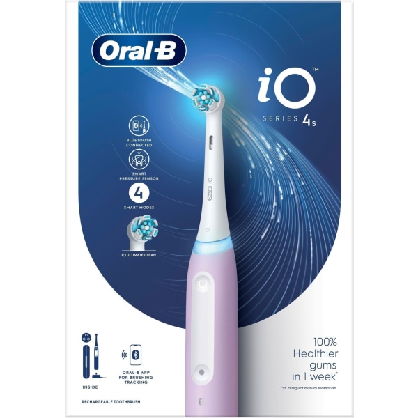 Oral B iO Series 4s - eltandborste, lavendel