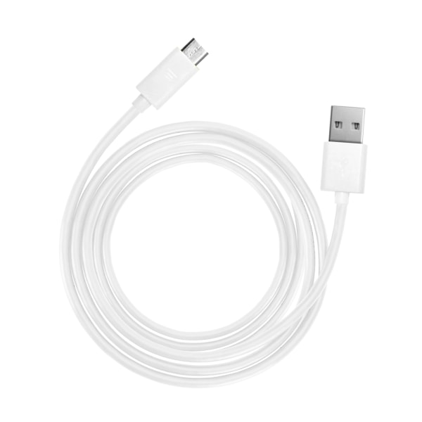 Puro USB-A - MicroUSB kabel, 2m, vit