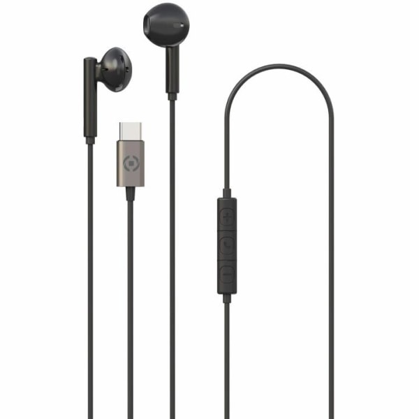 Celly UP1100 Stereoheadset Drop USB-C Svart Svart