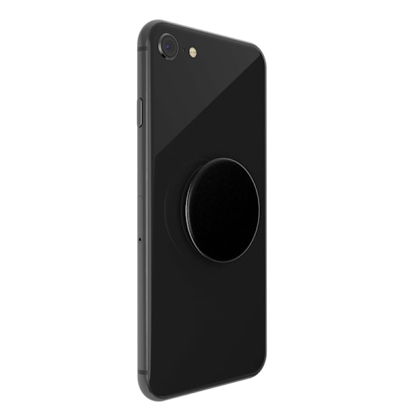 Popsockets musta kahva jalustatoiminnolla varustettuna