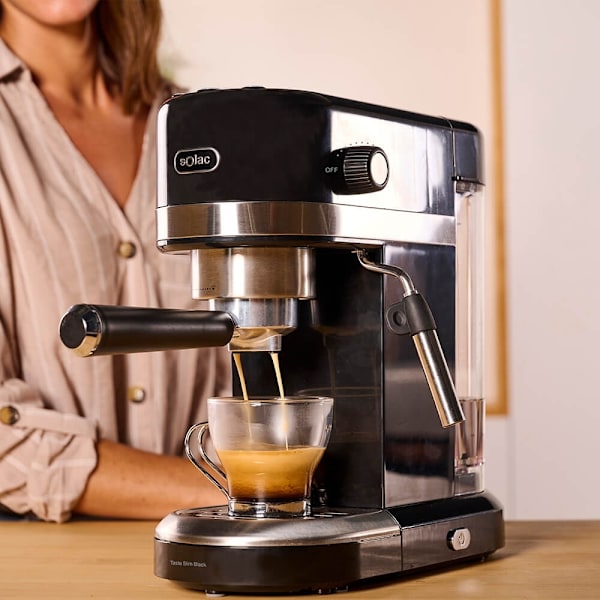 Solac Espressomaskine Taste Slim Sort