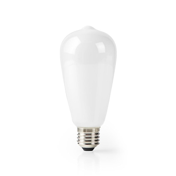 Nedis SmartLife LED Glødepære | Wi-Fi | E27 | 500 lm | 5 W | Varm Hvid | 2700 K | Glas | Android™ / IOS | ST64 | 1 stk
