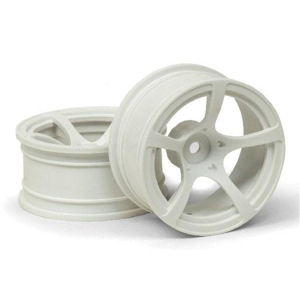 HPI D5 WHEEL WHITE (9MM/2PCS)