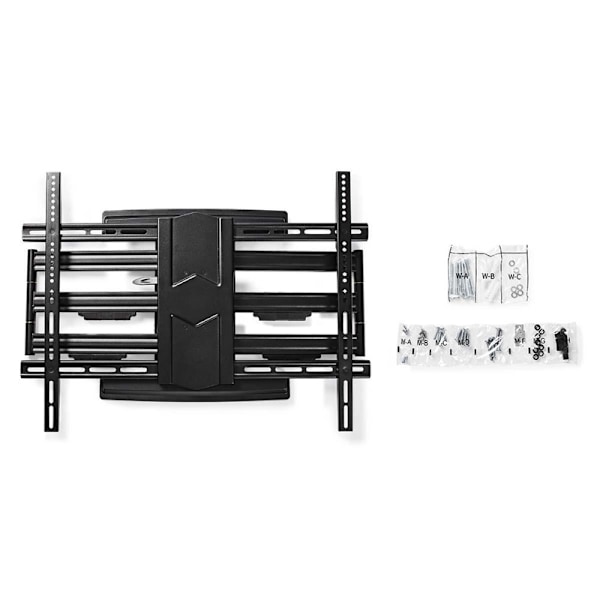 Nedis Tilt och vridbart TV väggfäste | 43 - 100 " | Maximal skärmvikt som stöds: 70 kg | Går att tilta | Roterbar | Minsta väggdistans: 70 mm | Maxima