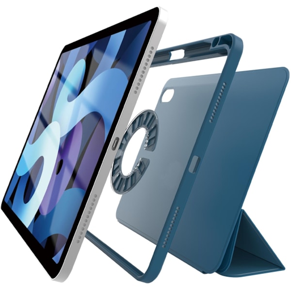 Celly Bookmag Flipcover Magnetisk stängning iPad 10.2 7/8/9th gen Blå