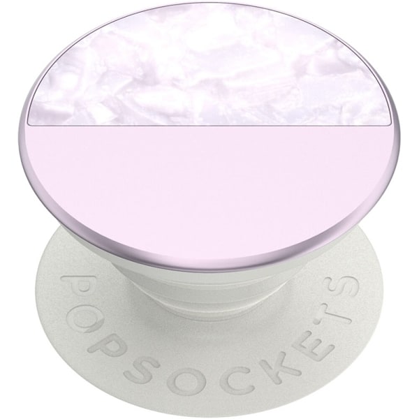PopSockets Glam Inlay Acetate Lilac Avtagbart Grip med Ställfunktion LUXE