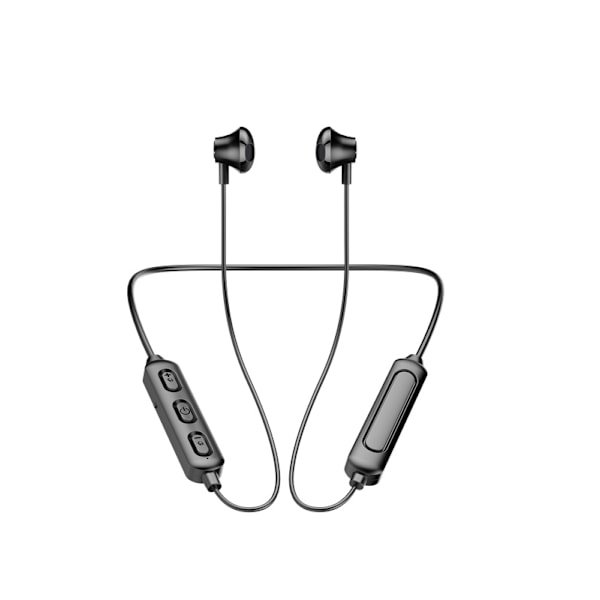 Trådlösa Bluetooth Sporthörlurar, Svart Svart