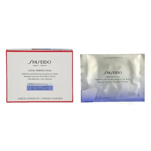 Shiseido Vital Protection Uplifting And Firming Eye Mask 86.4 gr 12 Pcs