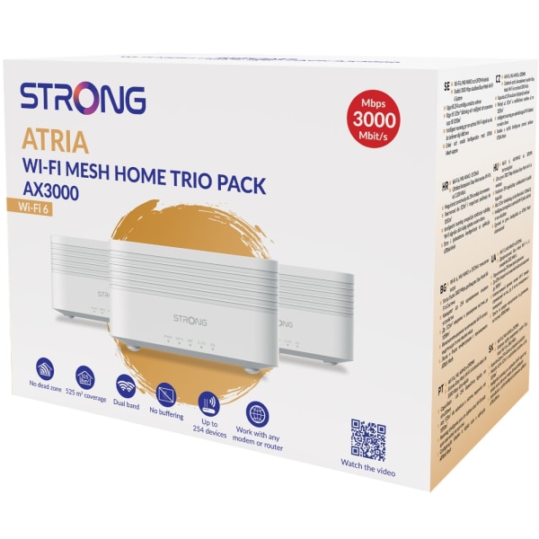 Strong Atria WiFi 6 Mesh AX3000 Home kit 3-pack