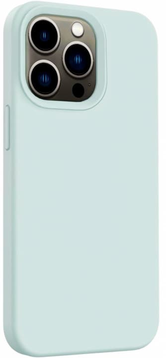 Silikonskal till iPhone 15, Ljusblå Blå