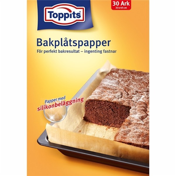 Toppits Bakplåtspapper Ark 33X45cm 30a