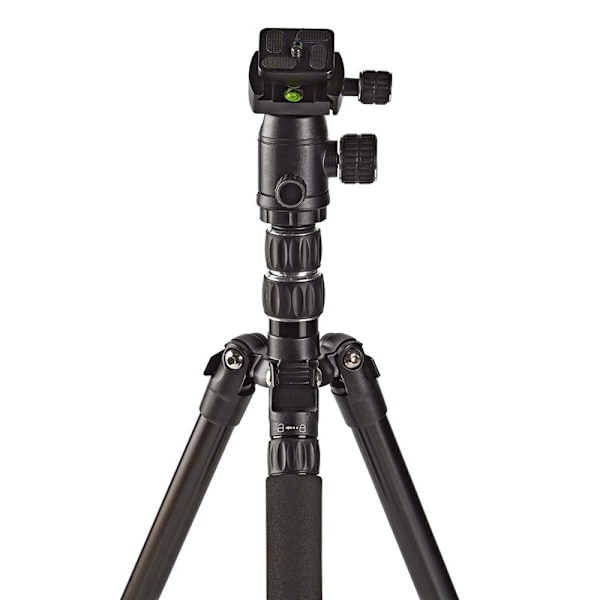 Nedis Stativ | Maximal lastkapacitet: 3.0 kg | Minsta arbetshöjd: 17.5 cm | Maximal arbetshöjd: 145.0 cm | 3 Segment | Bollhuvud | Resväska ingår | Vä