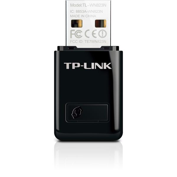 tplink Wireless network card, USB, 300Mbps, 802.11b/g/n, black