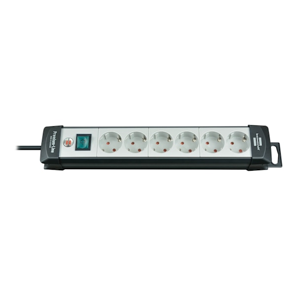 6-fack ,3m cable Svart/Vit