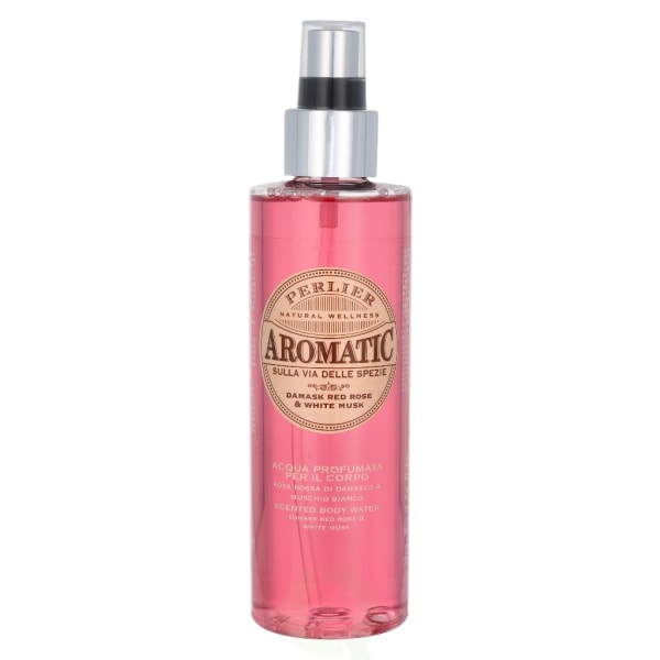 Perlier Aromatic Red Rose & White Musk Scented Body Water 200 ml