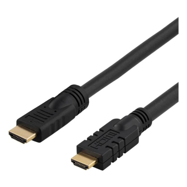 DELTACO HDMI-kabel, aktiv, ha-ha, 1080p, v1.4, 15m, svart (HDMI-