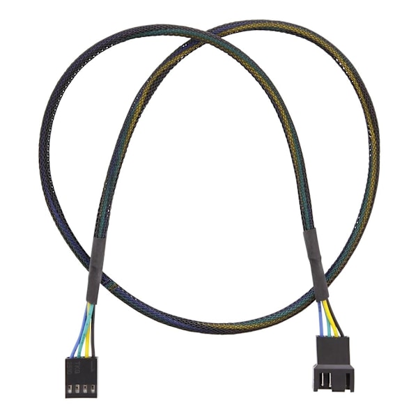 Deltaco Extension cable for 4-pin fans 0.6m, black