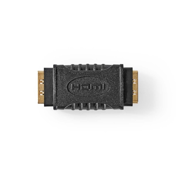 Nedis HDMI™ Adapter | HDMI™ Utgång | HDMI™ Utgång | Guldplaterad | Rak | ABS | Svart | 1 st. | Låda