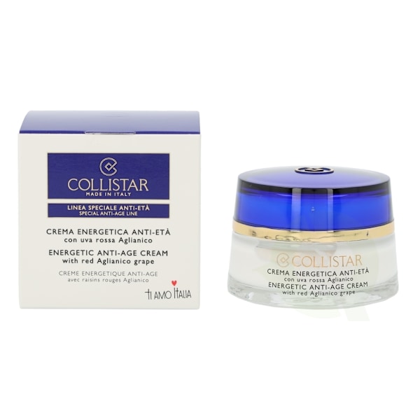 Collistar Energetic Anti-Age Cream 50 ml With Red Aglianico Grape