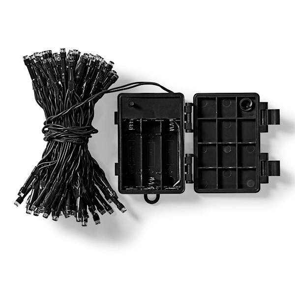 Nedis Julbelysning | Sträng | 48 LED's | Varm Vit | 3.60 m | Ljuseffekter: 7 | Inomhus eller Utomhus | Batteridriven