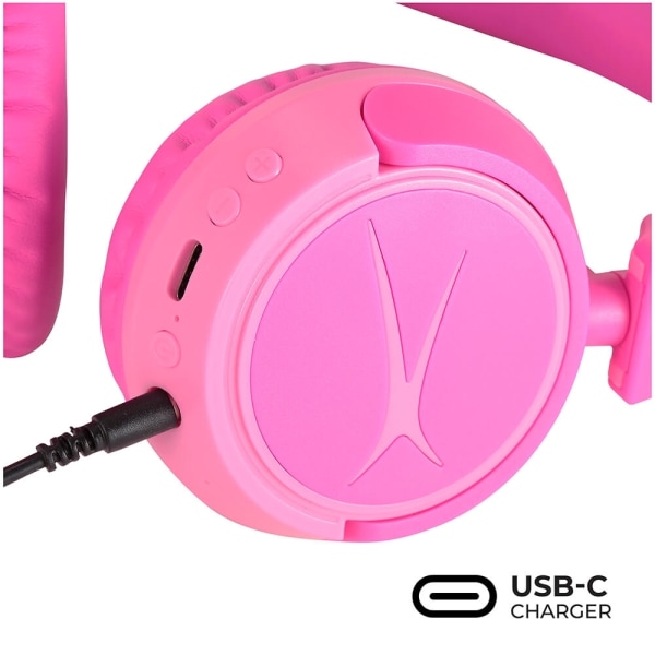 Altec Lansing Kids Kuuloke Wireless 2in1 On-Ear Pinkki Rosa