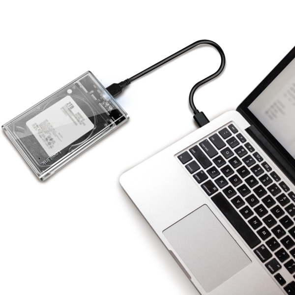 LogiLink Harddisk kabinet 2.5" SATA USB 3.0 Skrueløst design Trans