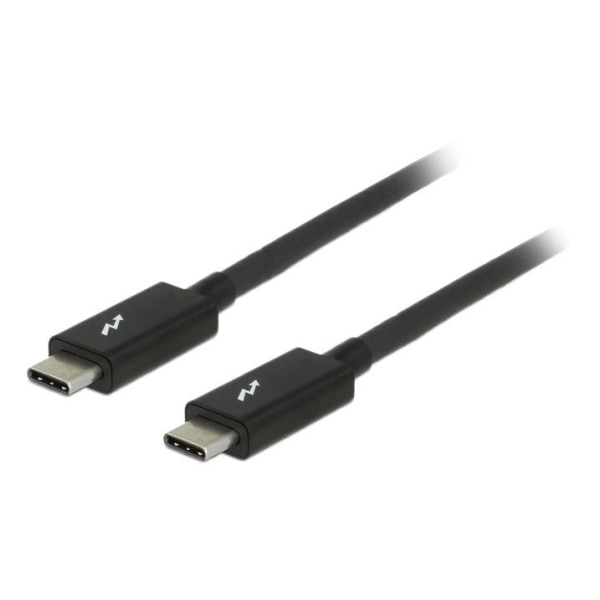 DeLOCK Thunderbolt 3 cable, 20Gbps, 1m, 5120x2880, E-marker, black