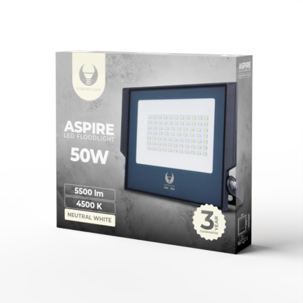 Forever Light ASPIRE - LED Spotlight, 50W, 4500K, 5500lm, 230