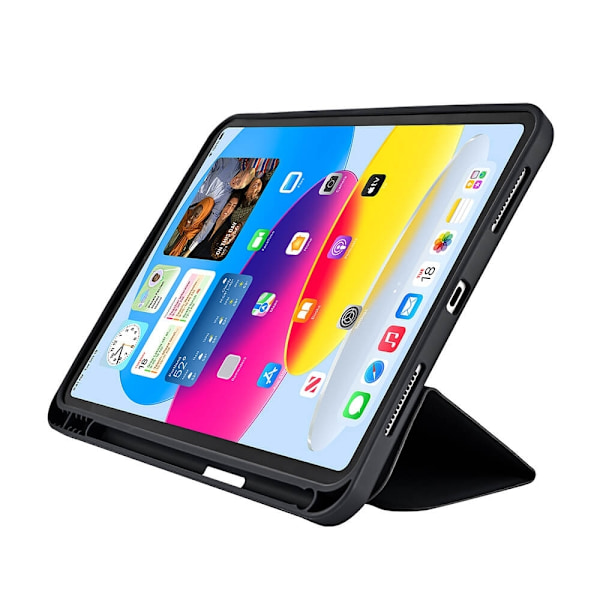 GEAR Tablet Cover Pencilpocket Sort - iPad 10,9" 10th Gen 2022 Svart