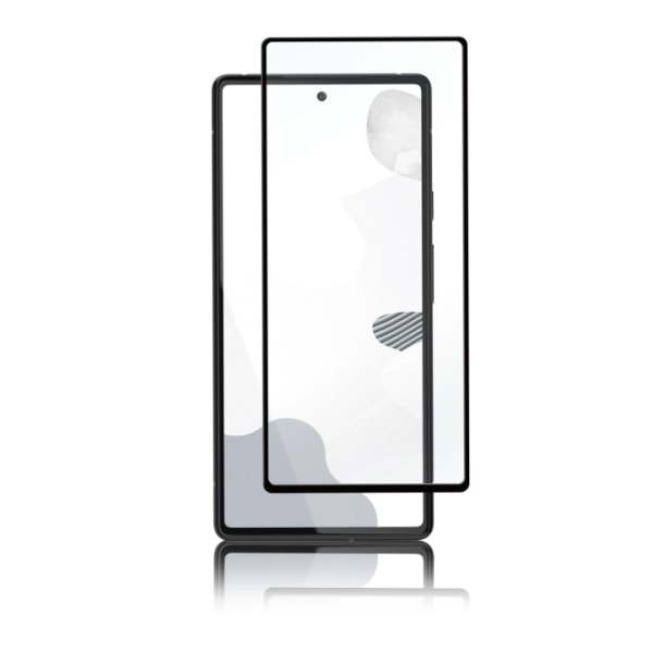 panzer Google Pixel 6a Full Fit Glass Black Transparent,Svart