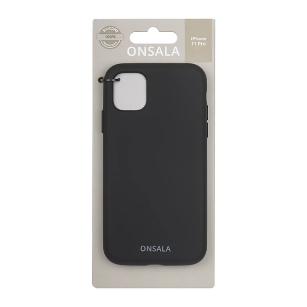 Onsala Mobilskal Silikon Black - iPhone 11 Pro Svart