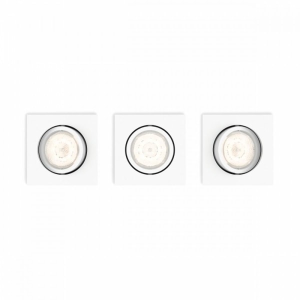 Philips Shellbark MyLiving Spotlights, 3-pack