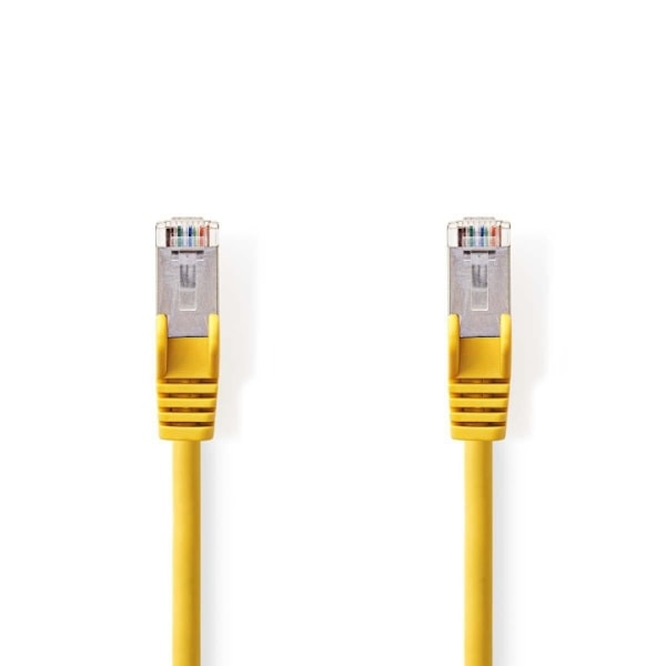 Nedis CAT5e netværkskabel | SF/UTP | RJ45 Han | RJ45 Han | 5.00 m | Runde | PVC | Gul | Plastikpose