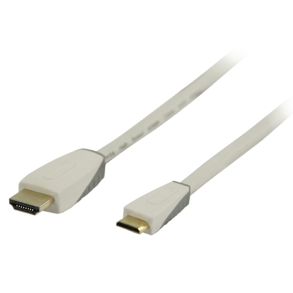 Bandridge High Speed HDMI-kaapeli Ethernet HDMI-Liitin - HDMI Mini 1.00 m Valkoinen
