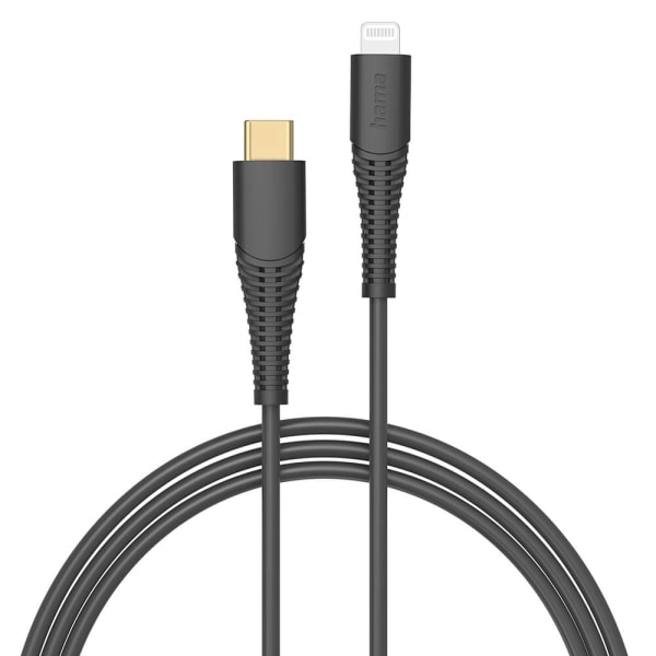 Hama Ladekabel USB-C till Lightning Sort 1,5m
