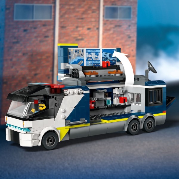 LEGO City Police 60418  - Polisens mobila laboratoriebil