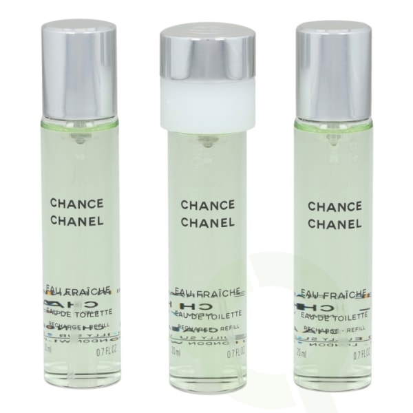 Chanel Chance Eau Fraiche Giftset 60 ml, 3x Edt Spray Refill 20M