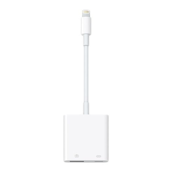 Apple Lightning - USB 3 -kamerasovitin, USB-A naaras, USB-C naar