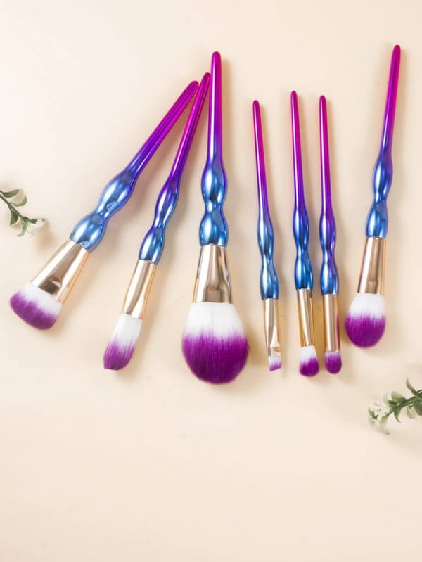 Professionelle skånsomme makeupbørster 7-Pack