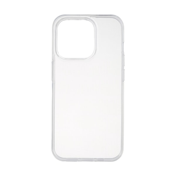 Essentials iPhone 15 Pro TPU takakuori, läpinäkyvä Transparent